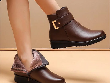 Echte Leder-Orthopädische Stiefel für Komfortable Unterstützung