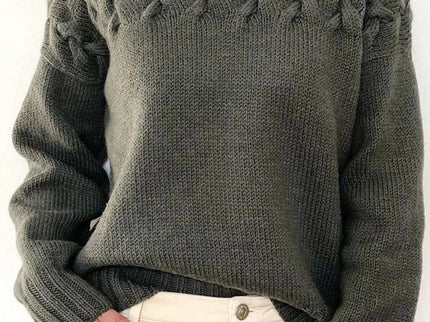 Lässige Rollkragenpullover aus festem Gewebe