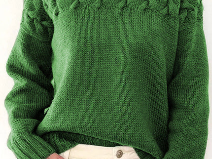 Lässige Rollkragenpullover aus festem Gewebe