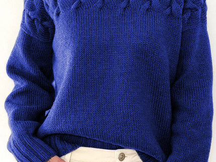 Lässige Rollkragenpullover aus festem Gewebe