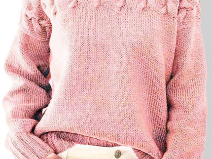 Lässige Rollkragenpullover aus festem Gewebe