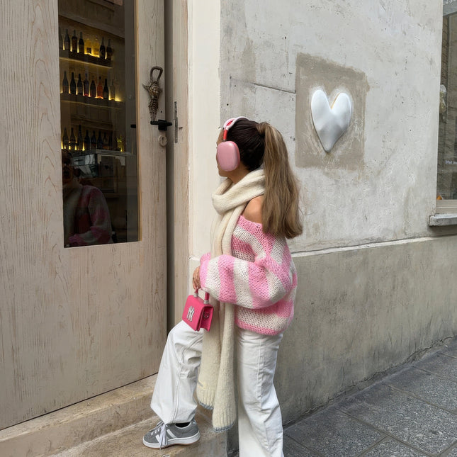 Gemütlicher leichter Strickpullover für lässigen Komfort