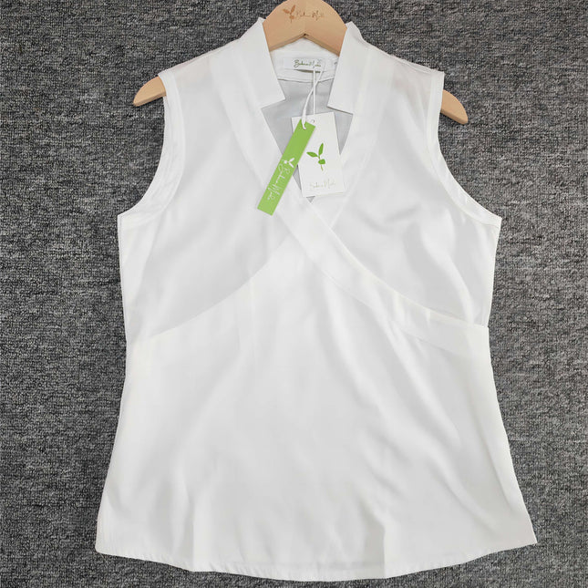 Elegantes ärmelloses einfarbiges Top