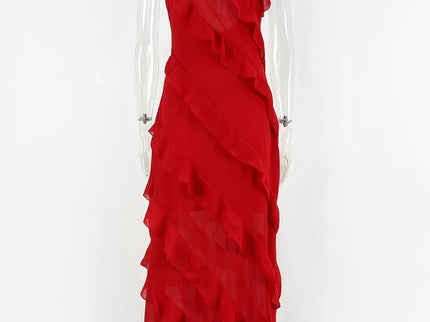 Rote Chiffon-Unterkleider für Damen