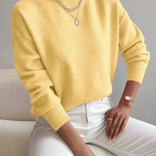 Gemütlicher eleganter Rollkragenpullover