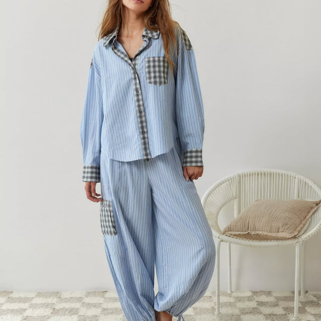 Lockeres Pyjama-Set für Frauen