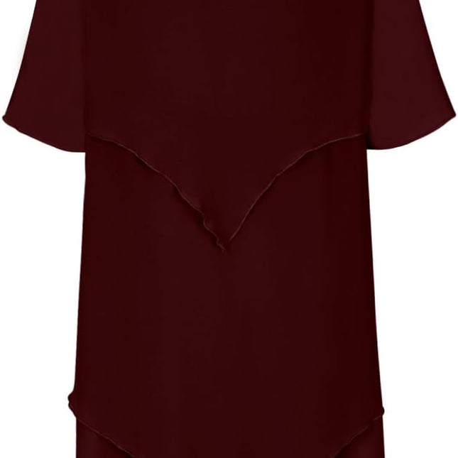 Elegantes Chiffonkleid mit Lagenlook