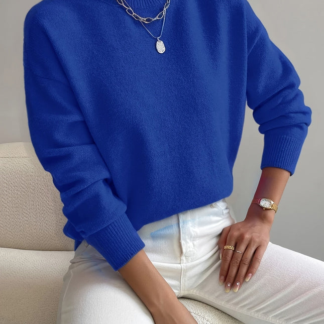 Gemütlicher eleganter Rollkragenpullover