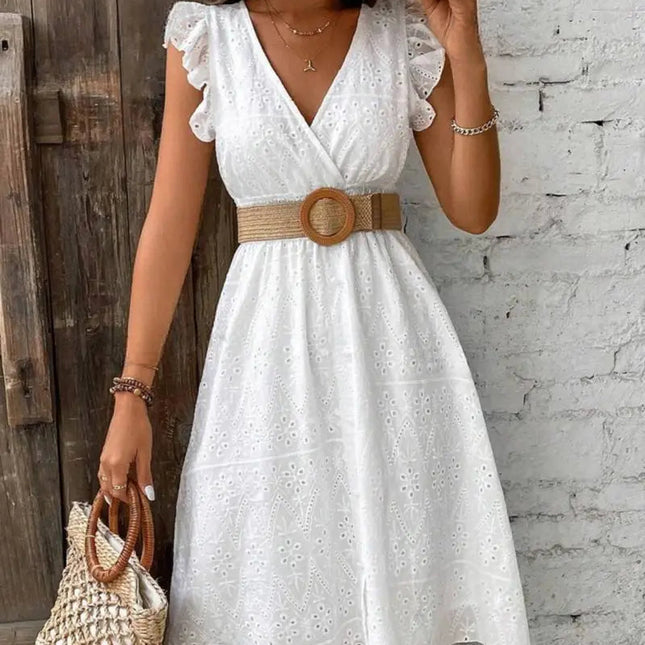 Kleid mit Flügelärmeln