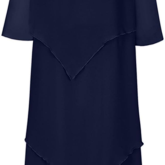 Elegantes Chiffonkleid mit Lagenlook