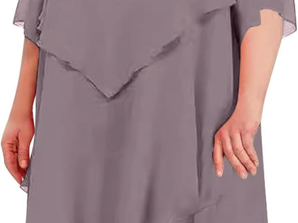 Elegantes Chiffonkleid mit Lagenlook