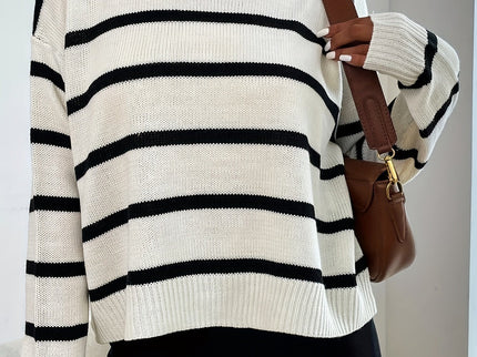 Gestreifter Pullover