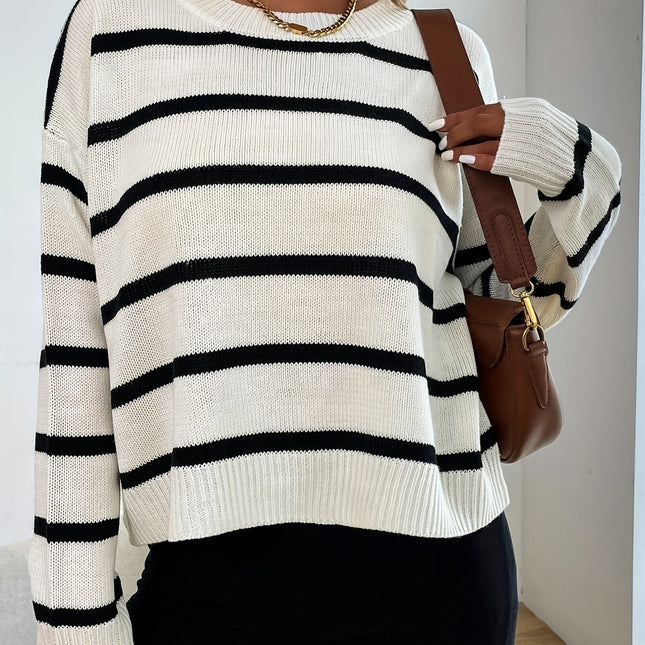 Gestreifter Pullover