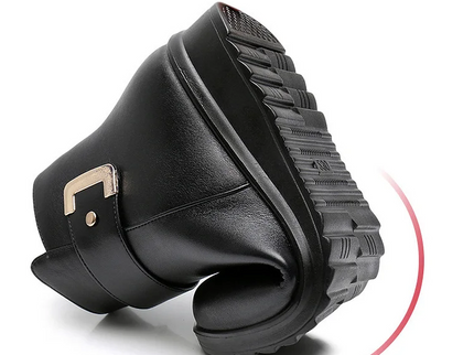 Echte Leder-Orthopädische Stiefel für Komfortable Unterstützung