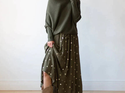 Asymmetrisch drapierter Pullover