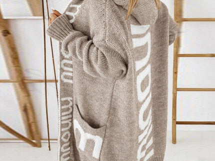Lange Strickjacke