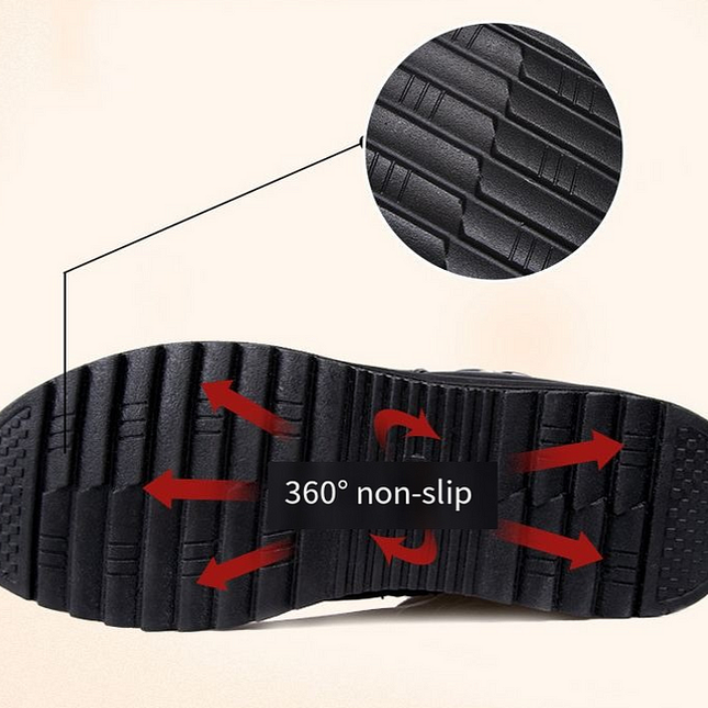 Echte Leder-Orthopädische Stiefel für Komfortable Unterstützung