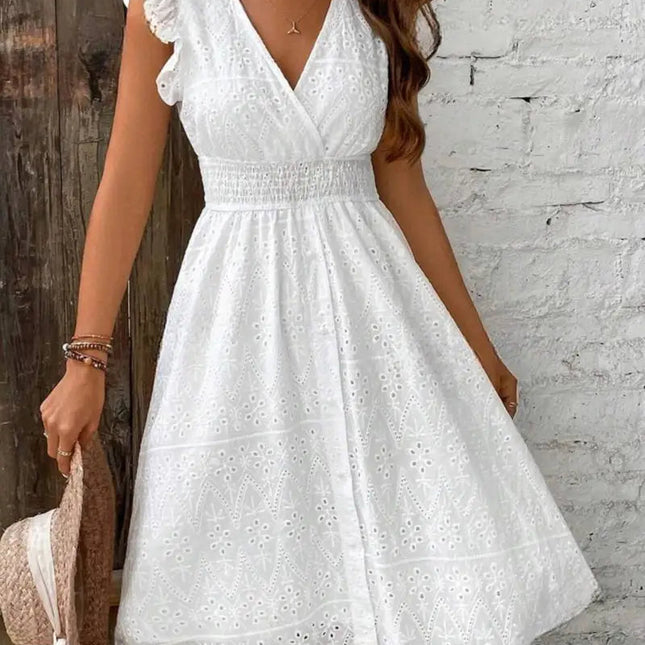 Kleid mit Flügelärmeln