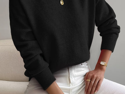 Gemütlicher eleganter Rollkragenpullover