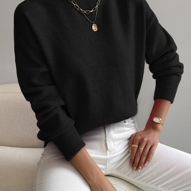 Gemütlicher eleganter Rollkragenpullover