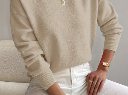 Gemütlicher eleganter Rollkragenpullover