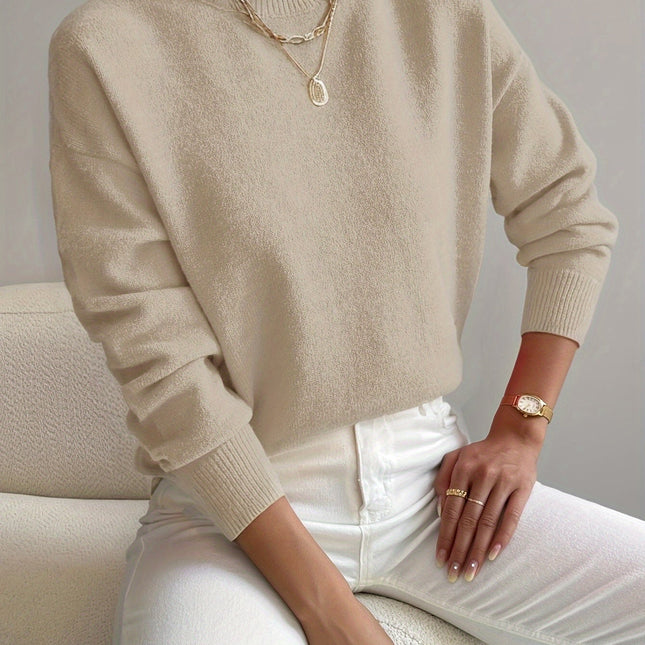 Gemütlicher eleganter Rollkragenpullover