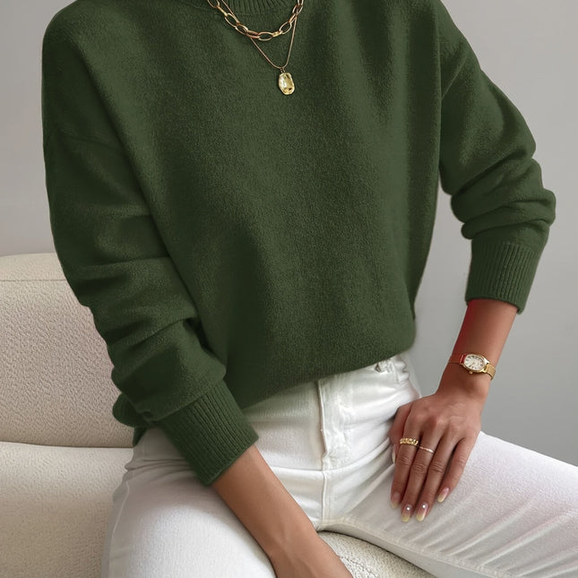 Gemütlicher eleganter Rollkragenpullover