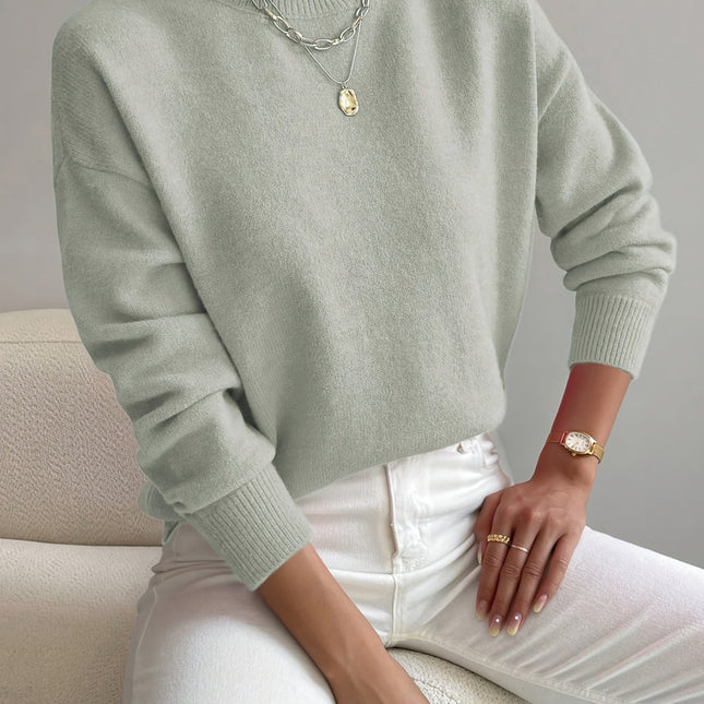 Gemütlicher eleganter Rollkragenpullover