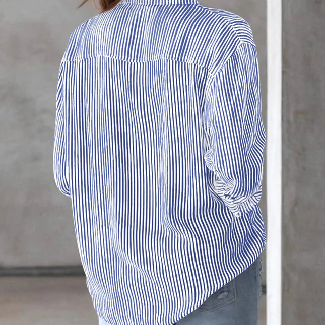 Gestreifte Bürobluse