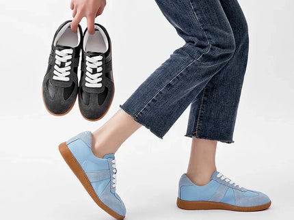 Damen Leder Sneaker Casual