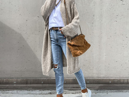 Klassische Strickjacke