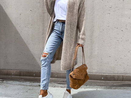 Klassische Strickjacke