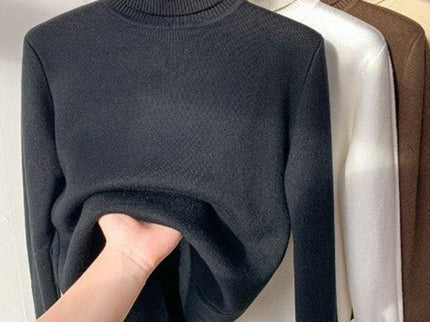 Alpaka-Pullover mit Rollkragen