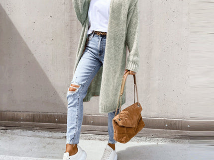 Klassische Strickjacke