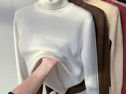 Alpaka-Pullover mit Rollkragen