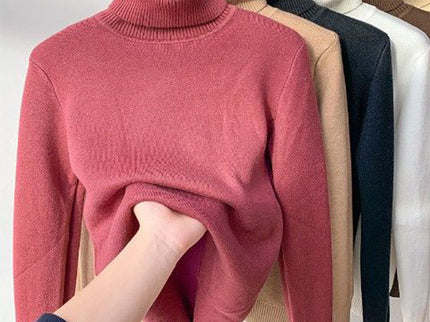 Alpaka-Pullover mit Rollkragen