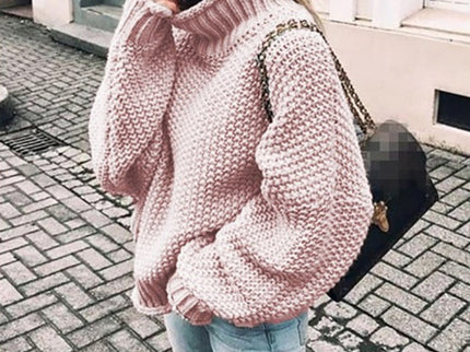 Pullover mit halbhohem Kragen