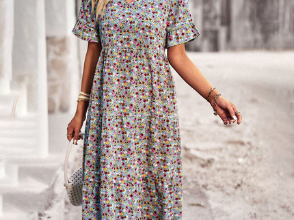 Elegantes geblümtes Minikleid für Frauen