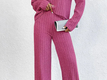 Strickhose und Rollkragenpullover für Frauen