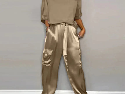 Satin Zweiteiliges Lounge Set