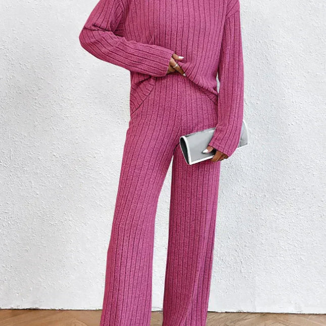 Strickhose und Rollkragenpullover für Frauen