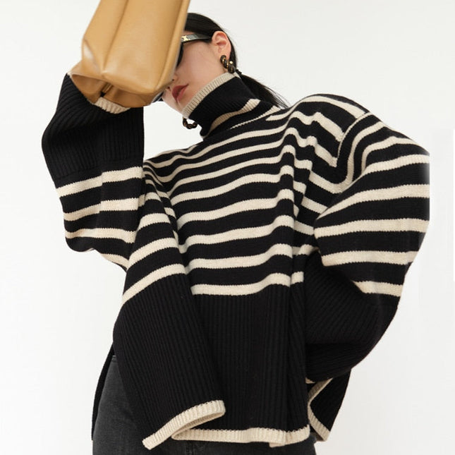 Gestreifter Pullover
