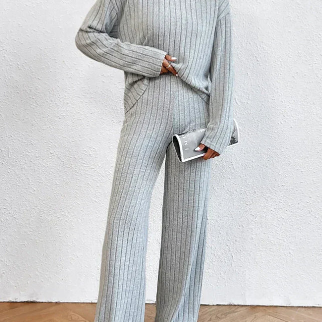 Strickhose und Rollkragenpullover für Frauen