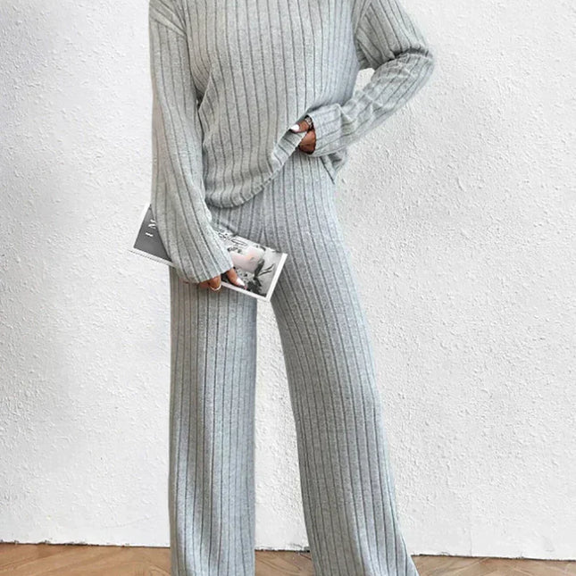 Strickhose und Rollkragenpullover für Frauen