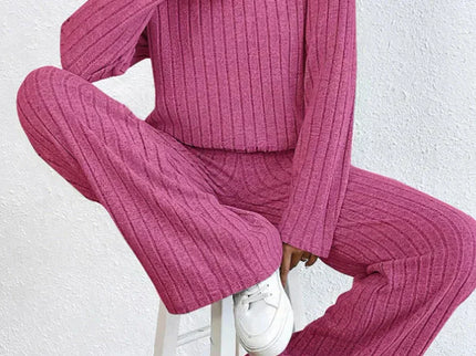 Strickhose und Rollkragenpullover für Frauen