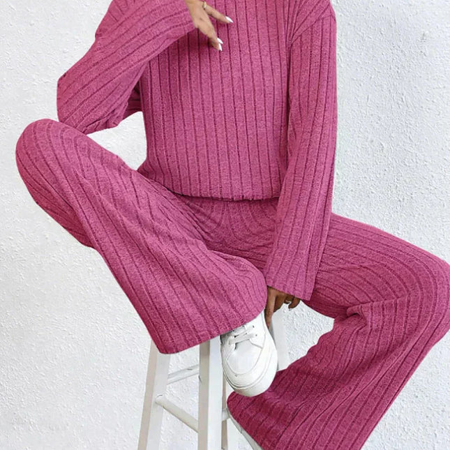 Strickhose und Rollkragenpullover für Frauen