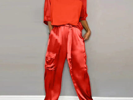 Satin Zweiteiliges Lounge Set