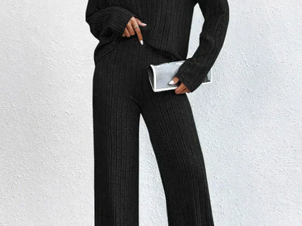 Strickhose und Rollkragenpullover für Frauen