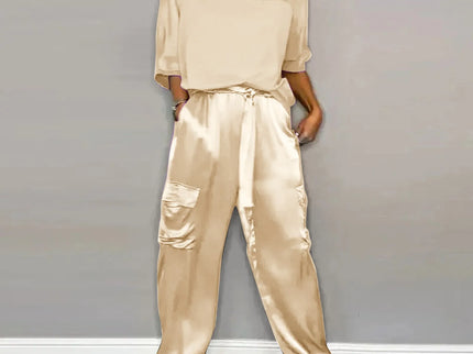 Satin Zweiteiliges Lounge Set