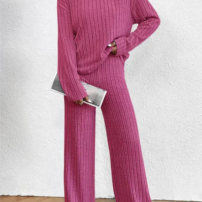 Strickhose und Rollkragenpullover für Frauen